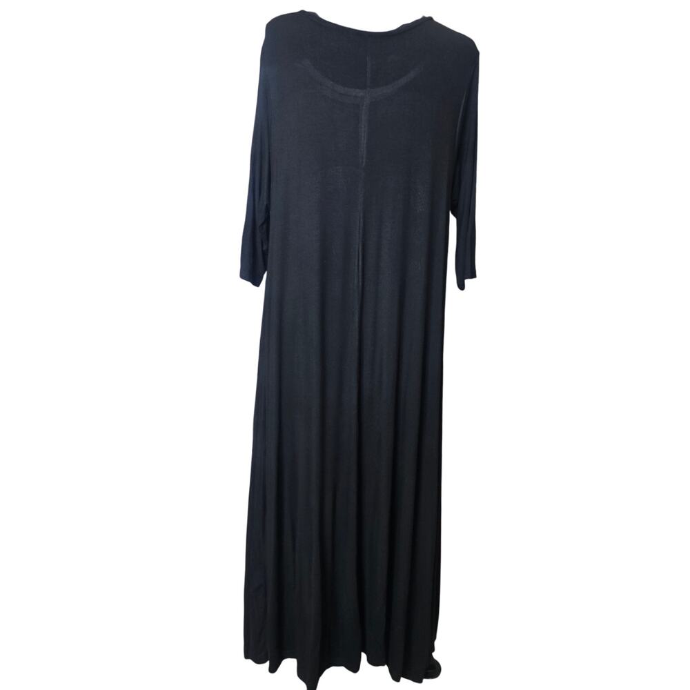 Christ Centered Black Blinged Maxi Dress Sz O/S 
One Size Fits Most - Picture 2 of 7